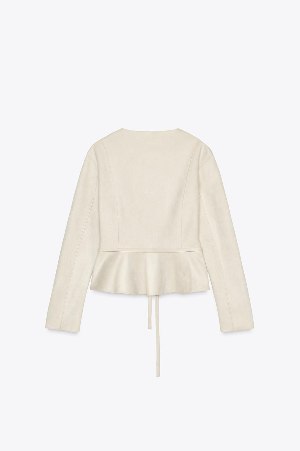 FAUX SUEDE JACKET - Zara фото 4