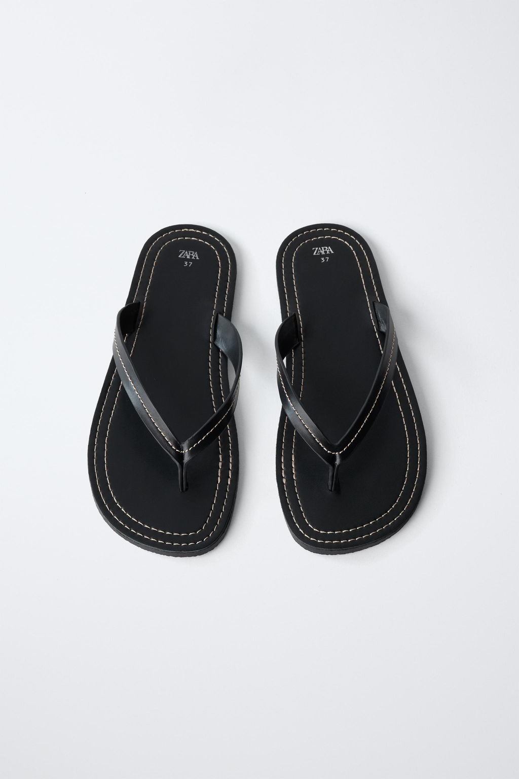 SANDALIA PIEL / Negro - Zara фото 4