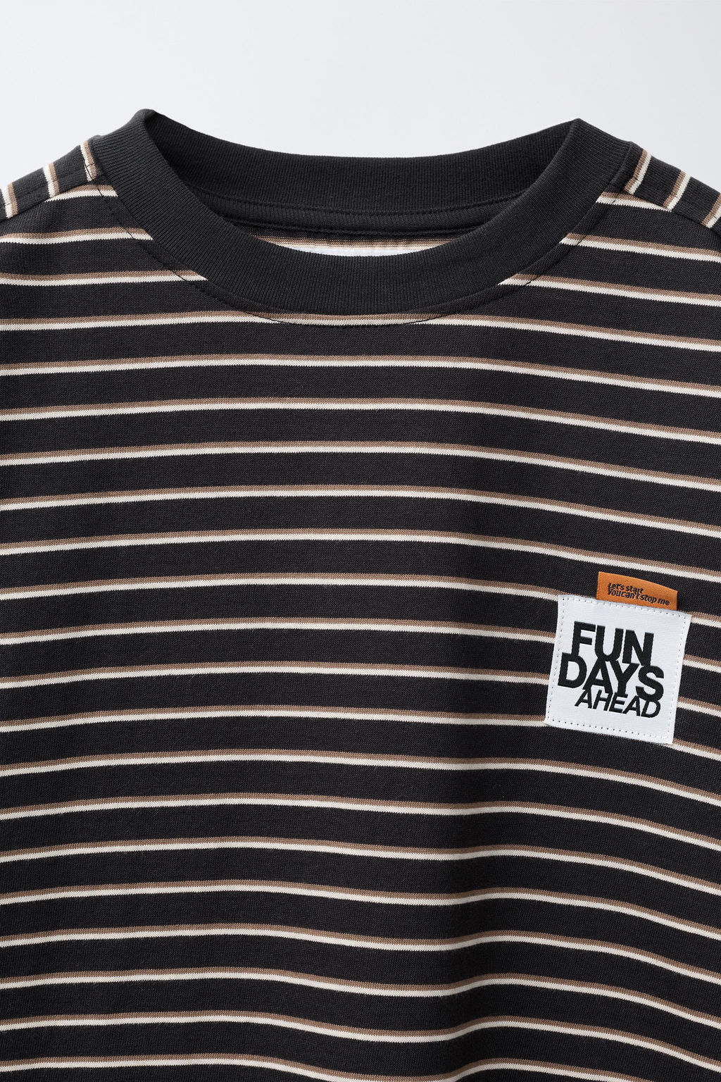 DOUBLE-SLEEVE STRIPED T-SHIRT - Zara фото 3