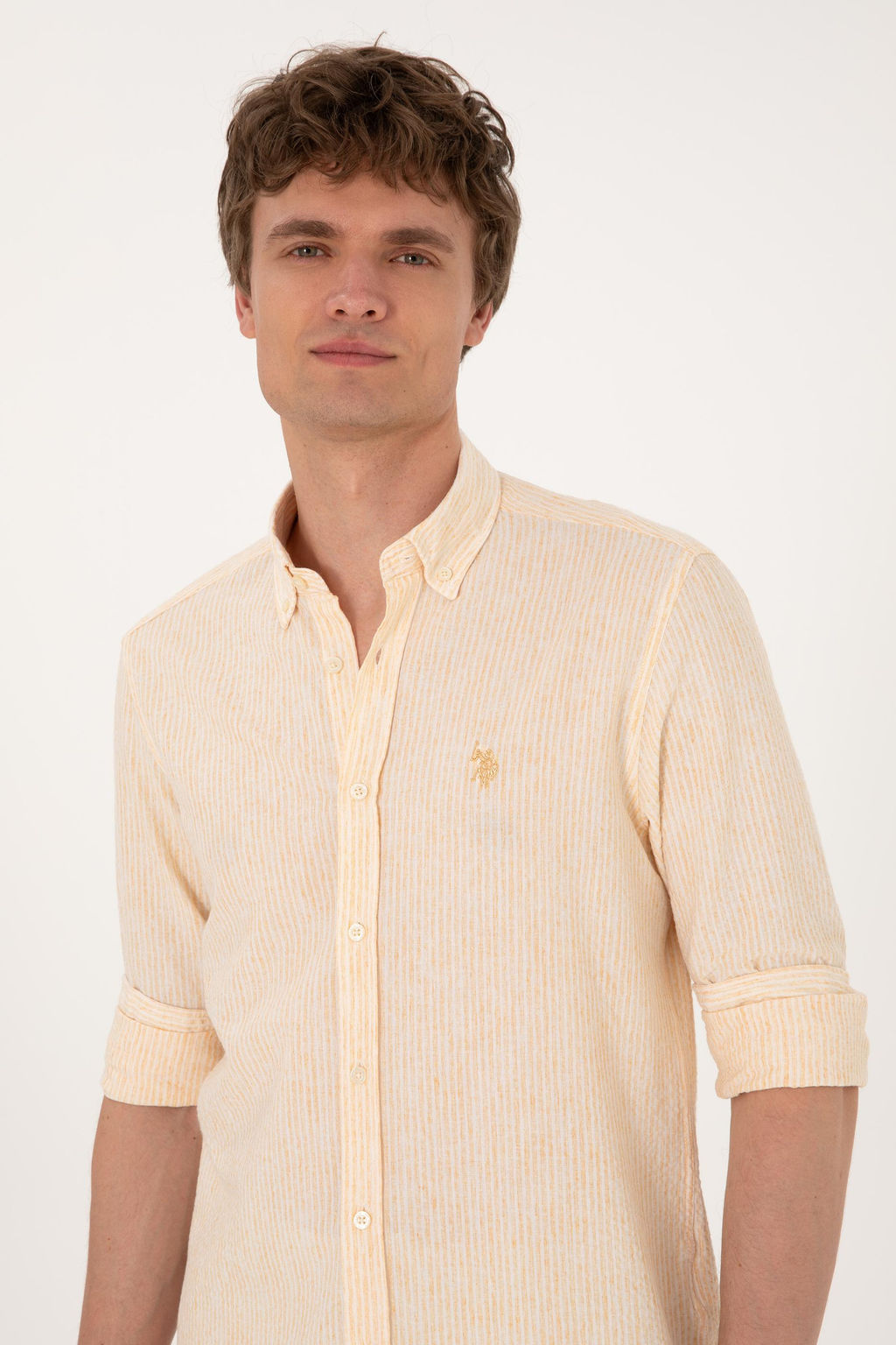 Erkek Sar_ Uzun Kollu G_mlek Sepette S_rpriz _ndirim - U.s. polo assn фото 2