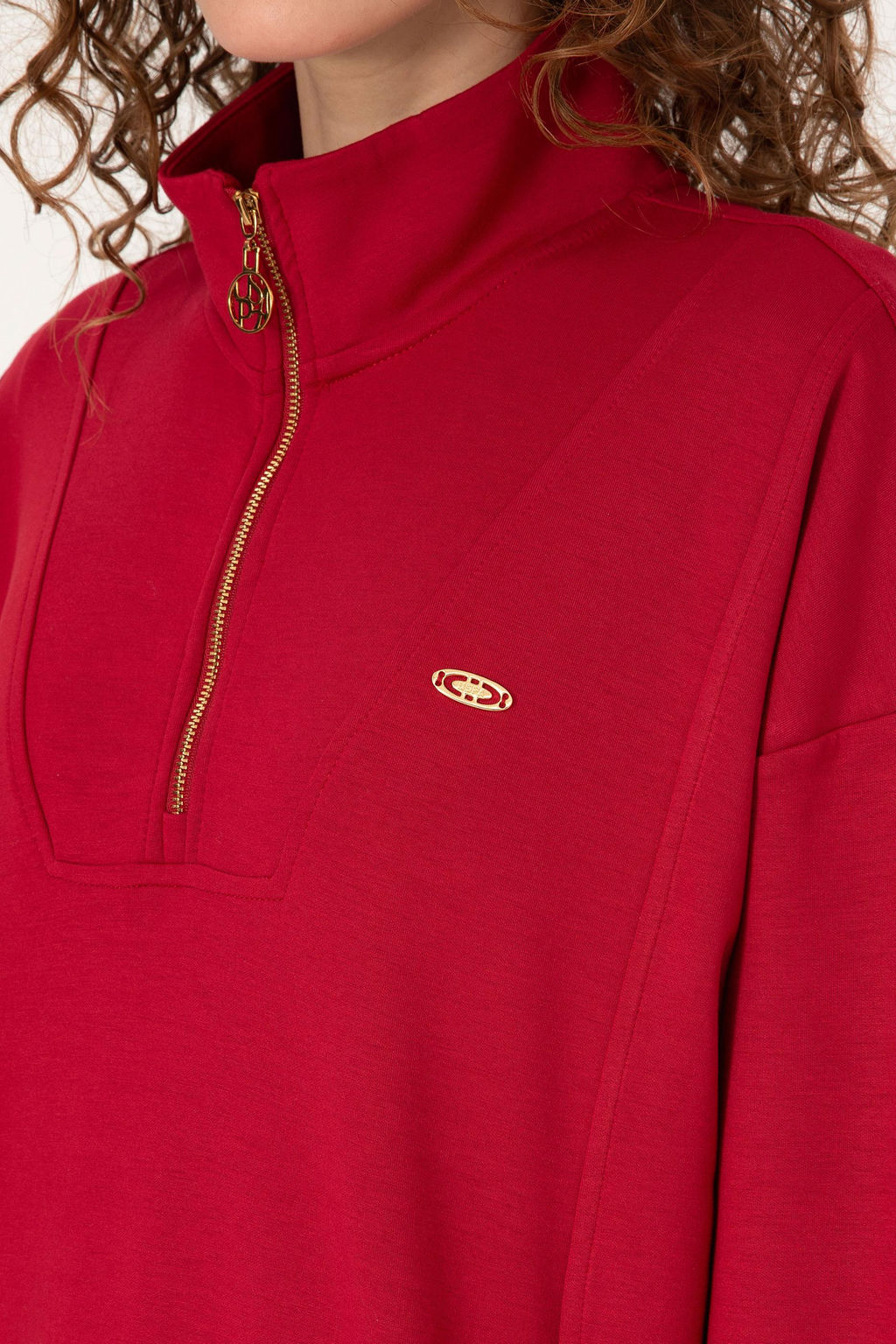 Kad_n Koyu Frambuaz Sweatshirt - U.s. polo assn фото 7