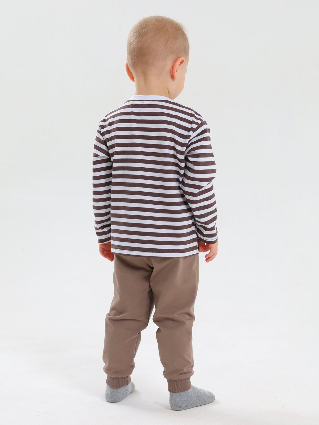 Лонгслив 100% хлопок для мальчика - Оптима фото 3