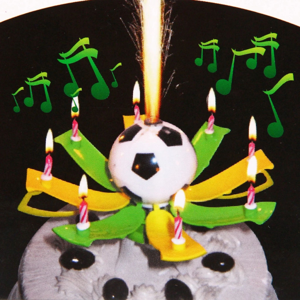 Цена за 2 шт. Свеча для торта раскрывающийся цветок "Кубок" (8 свечей), Красный