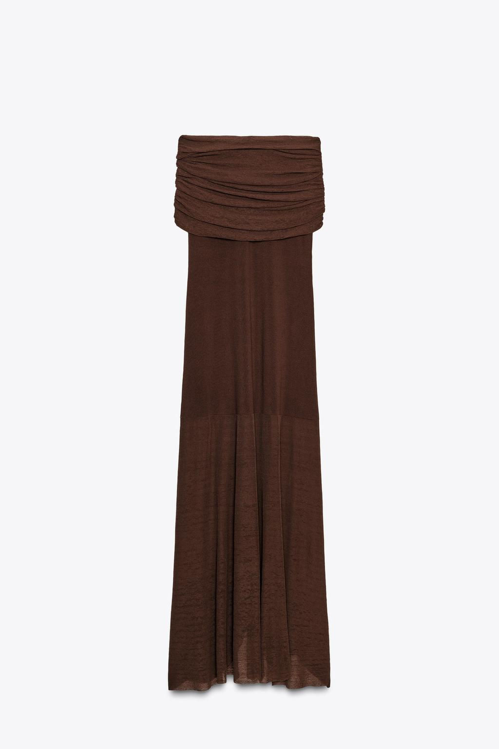 OFF-THE-SHOULDER KNIT DRESS - Zara фото 7