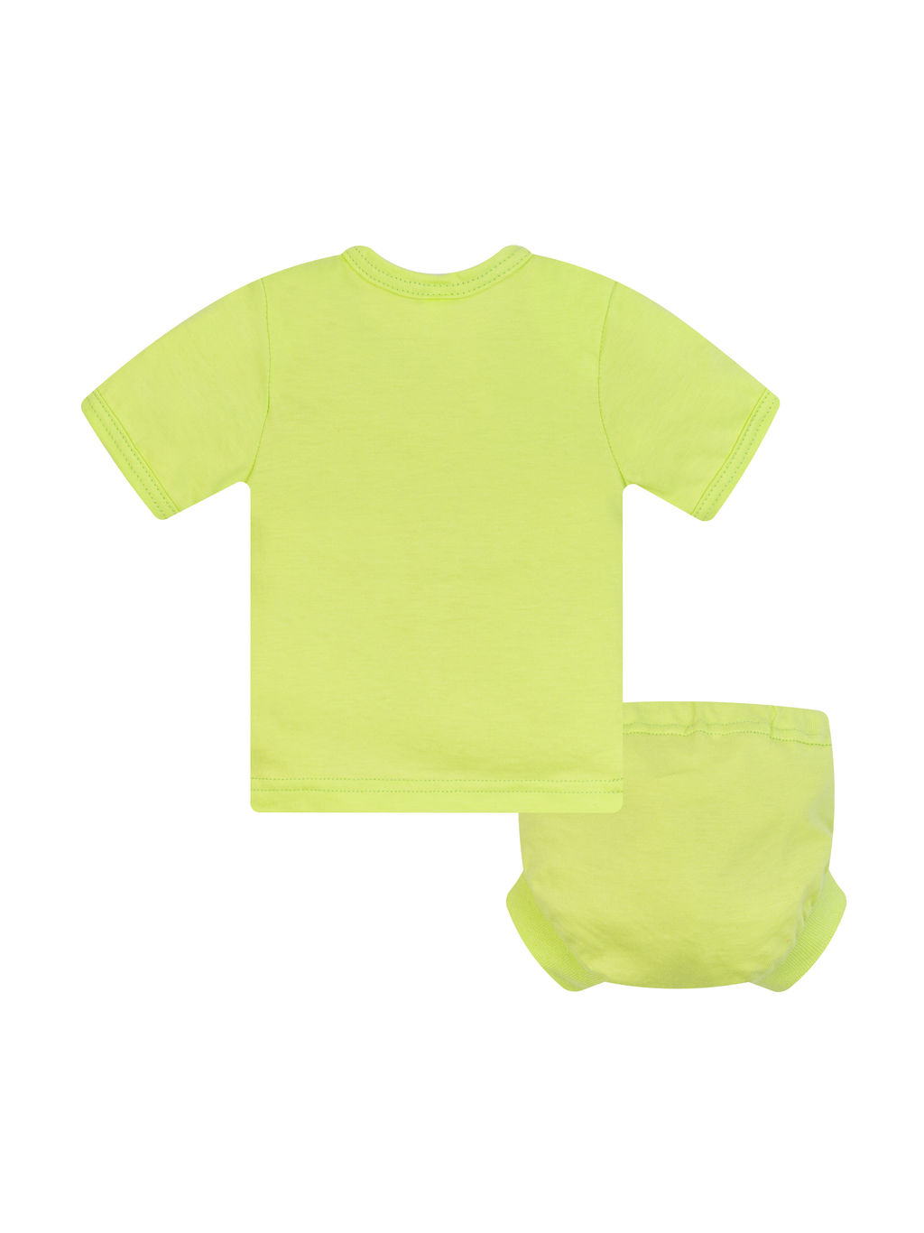 Комплект детский салатовый мишка с ромашками 706п (92, 56)