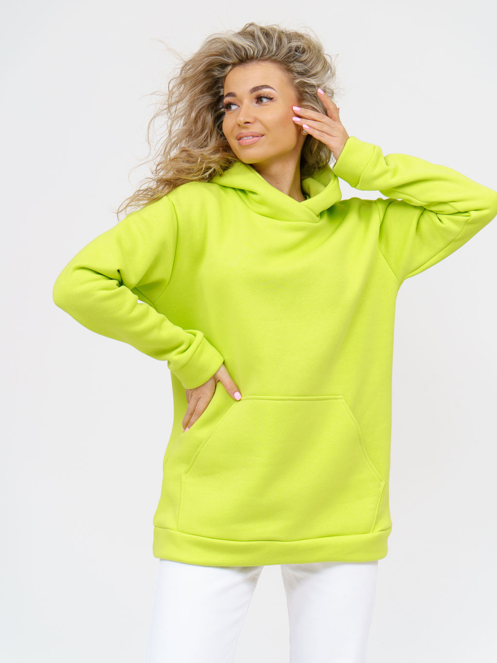 925 Толстовка "Салатовый"