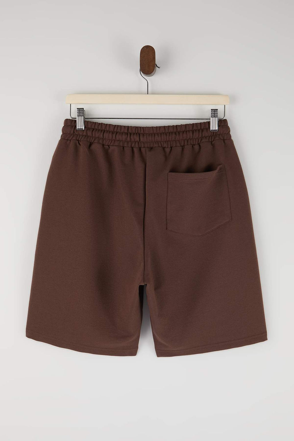 Kahverengi Basic Oversize/Genis Kesim Lastik Belli Bagc?kl? Sort TMNSS22SR0257