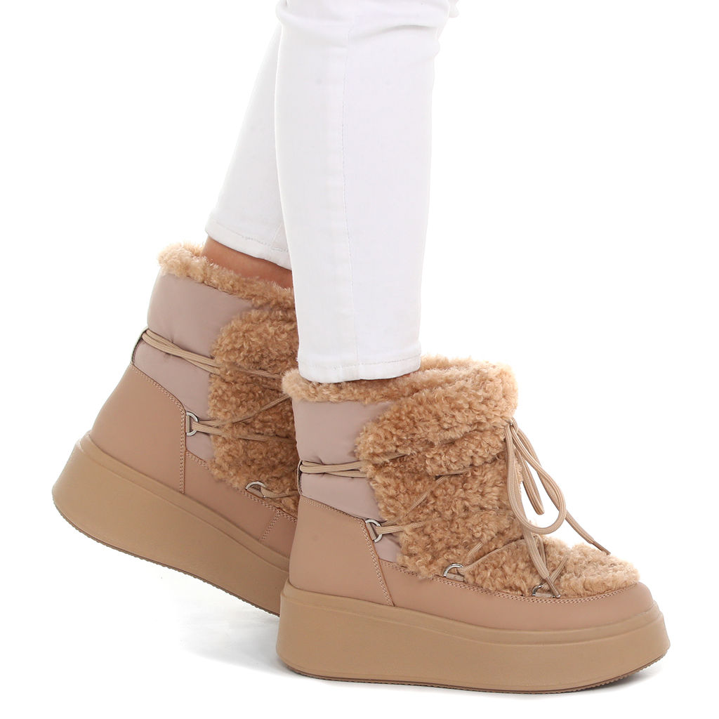 Женские дутики TENDANCE Артикул 3847976, светло-бежевый