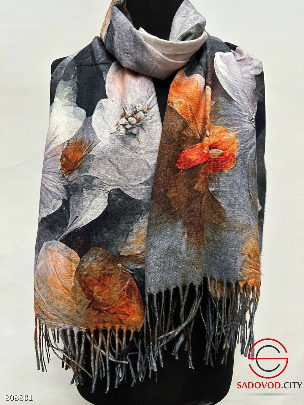 Теплые зимние палантины, из 100% кашемира.