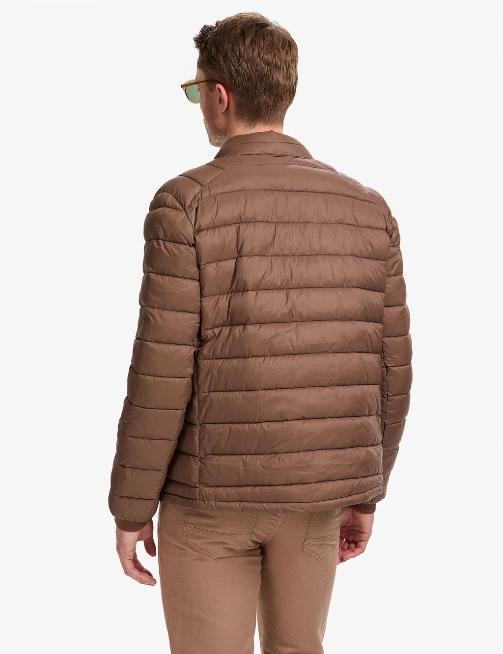 Kahverengi Cropped Slim Mont