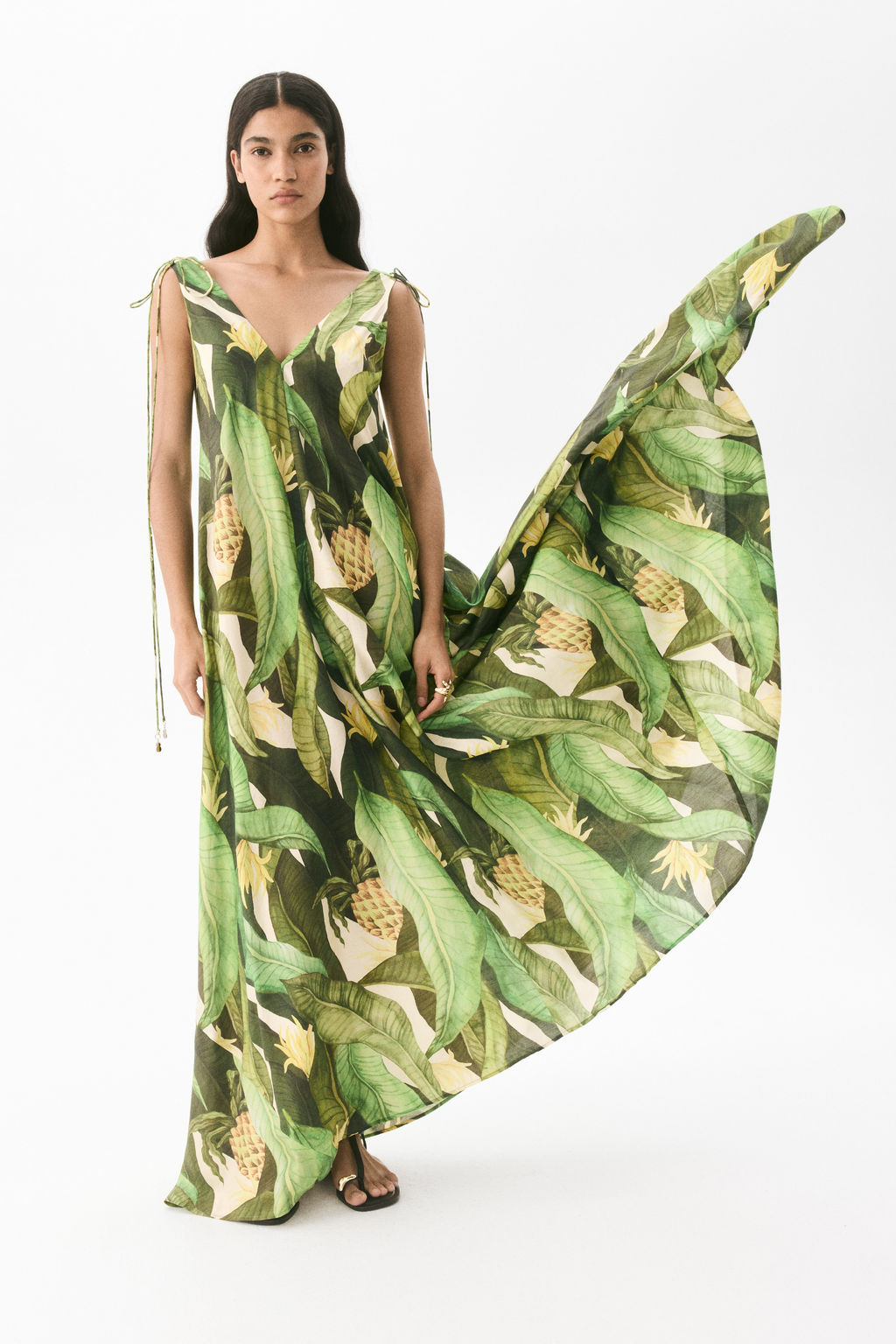 Maxivestido con volumen - H&m фото 2