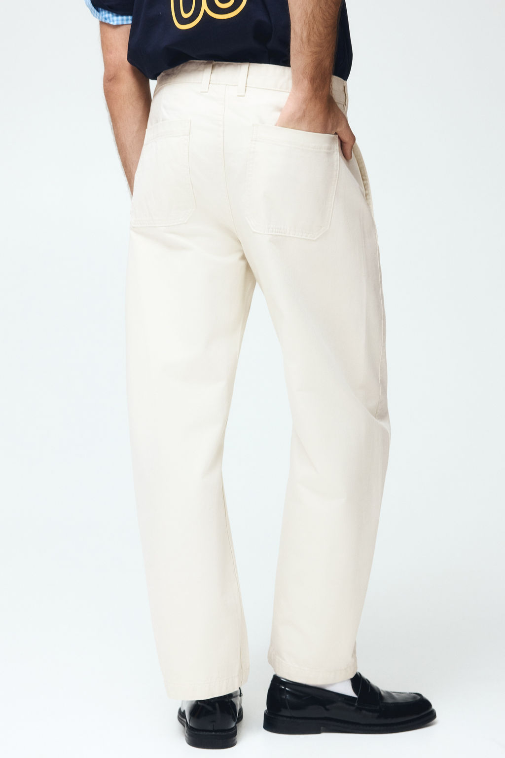 Chinos barrel Relaxed Fit - H&m фото 7