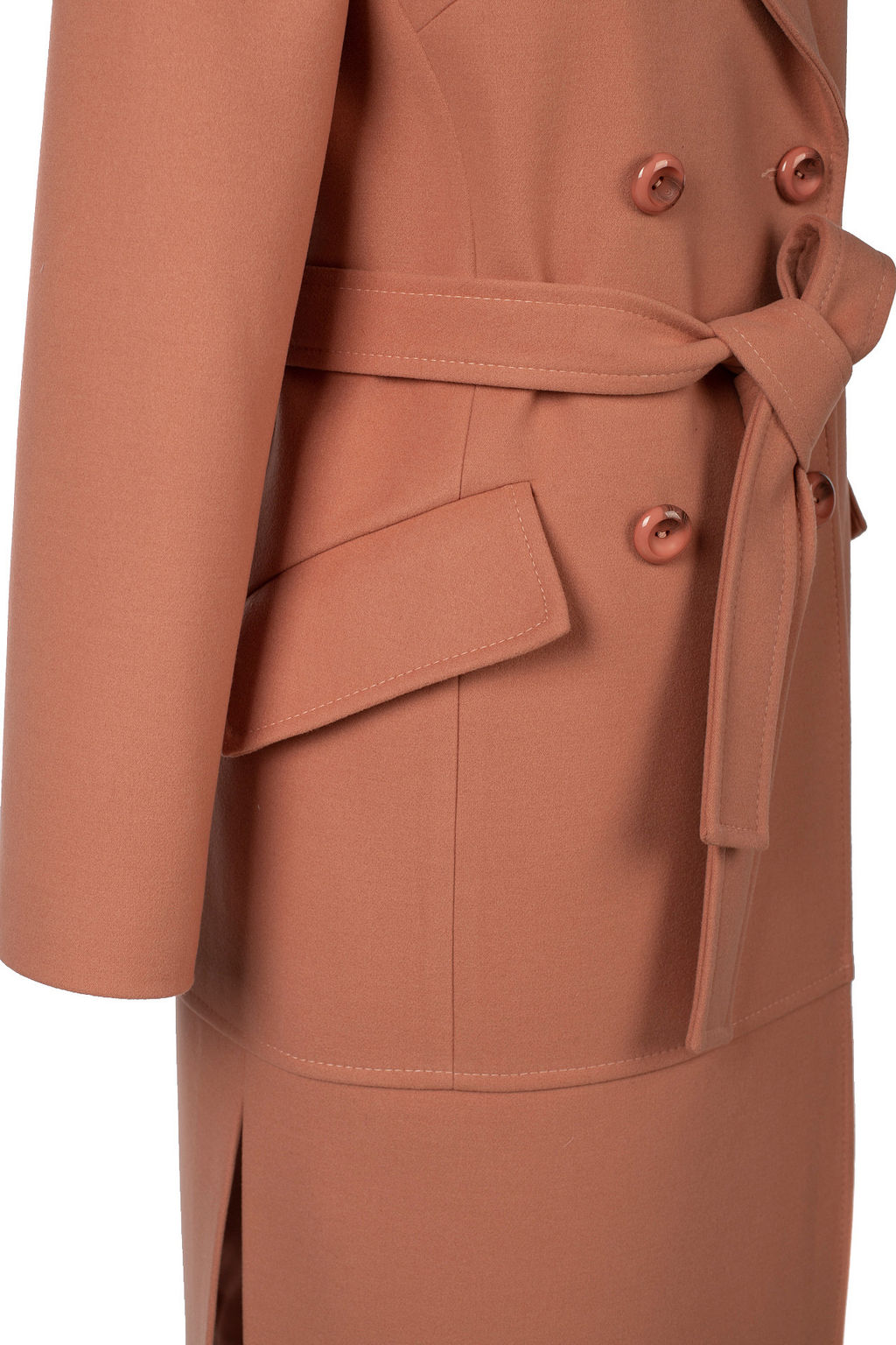 Пальто женское демисезонное (пояс) - El podio фото 15