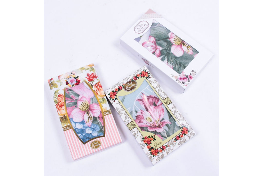 Набор полотенец рогожка Купон (3 шт.) в коробке арт. РК 198 тдл (10075/1) - Наталья-текстиль фото 3