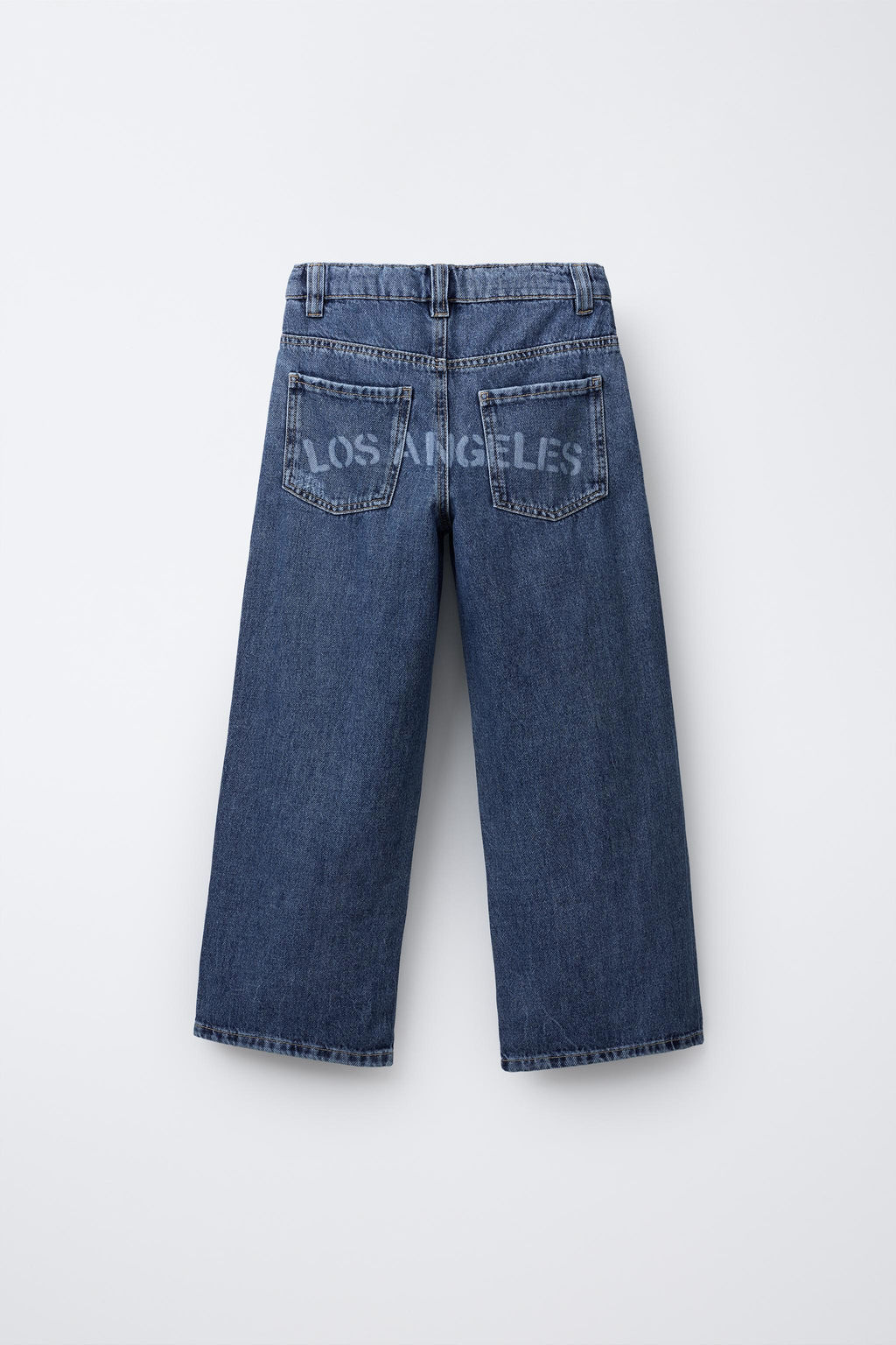 SLOGAN STRAIGHT JEANS - Zara фото 2