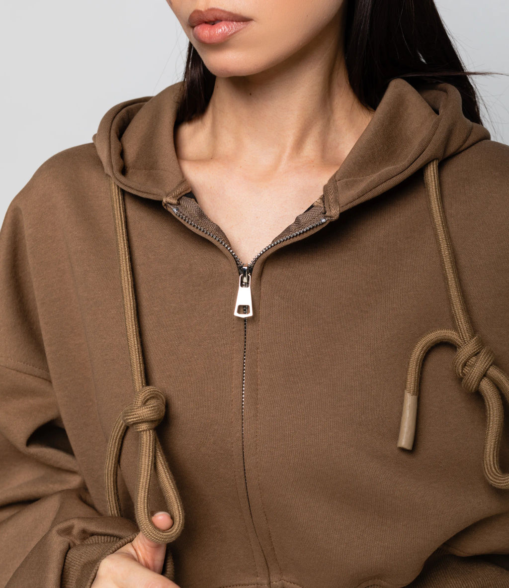 Толстовка #КТ5989, коричневый - Dommod фото 5