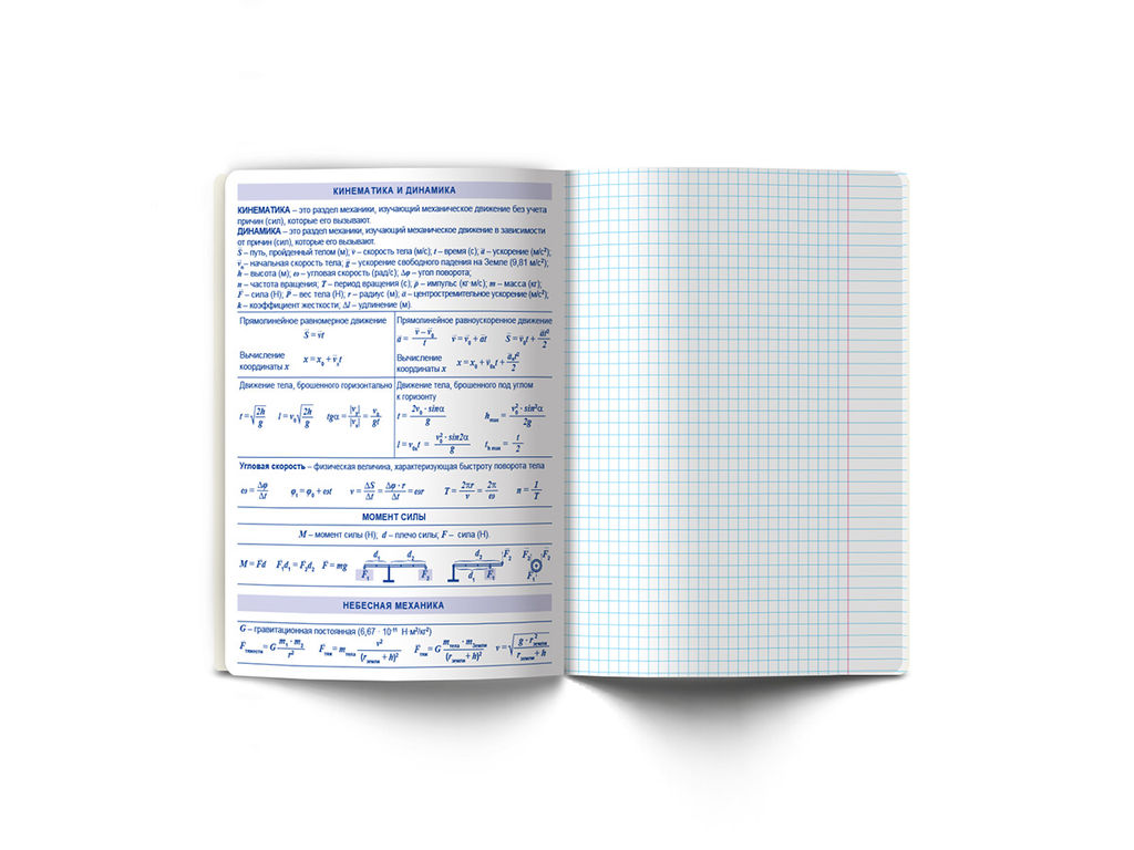 Светоч 48ТПСК5_013_2_1 Тетрадь со справочным материалом И всё-таки она вертится!, A5 48 л. на скобе 65 г/кв.м , белизна 100 % 10 шт. , клетка 000530 Физика  фото 5