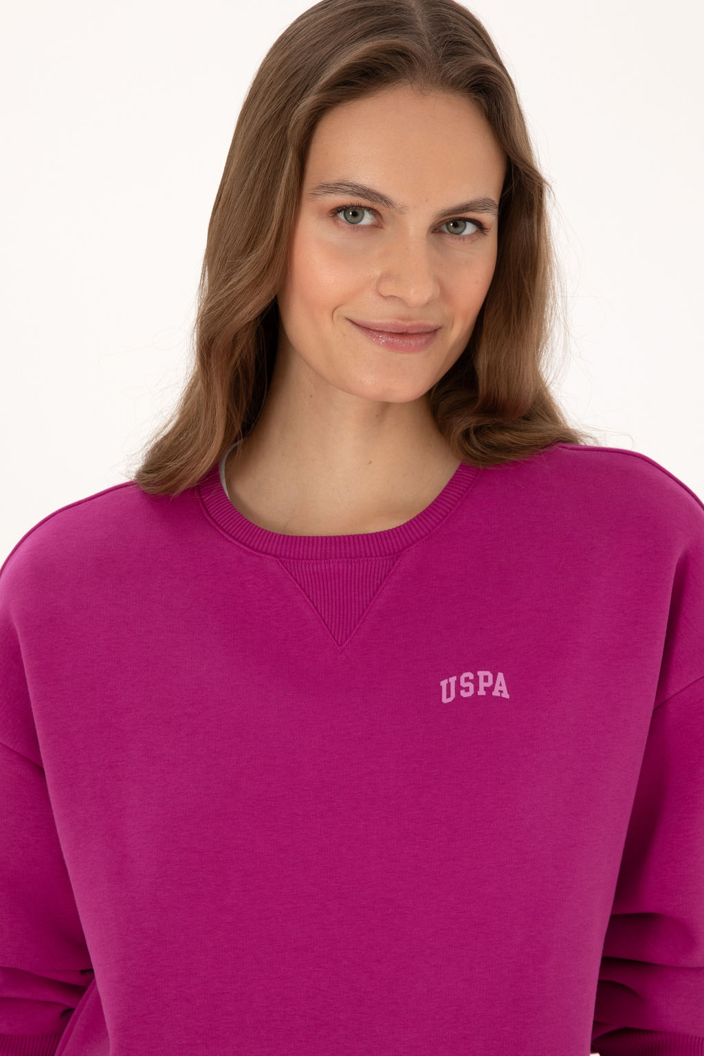 Kad_n Fu_ya Basic Sweatshirt Sepette S_rpriz _ndirim - U.s. polo assn фото 8
