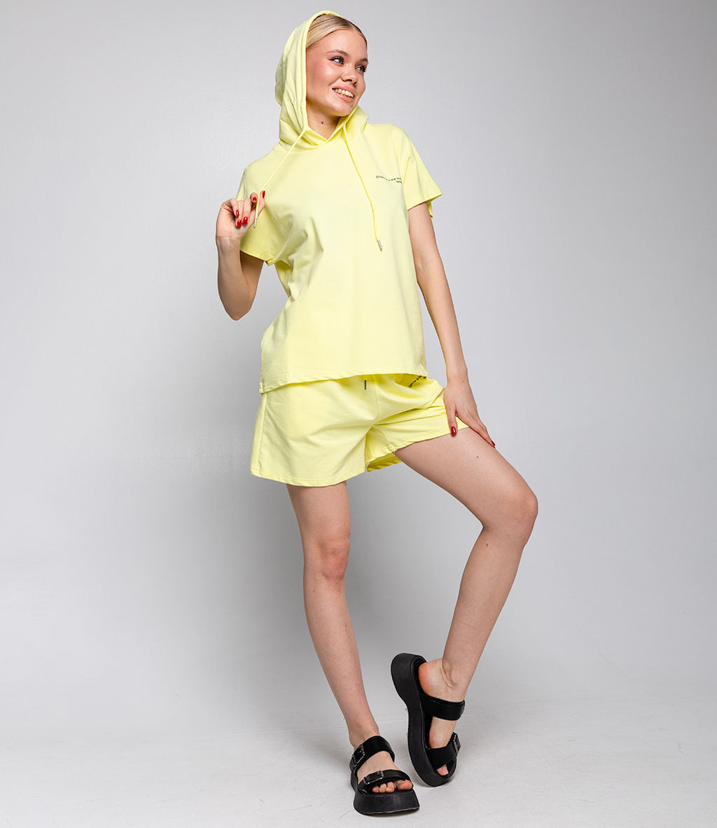 Спортивный костюм #КТ3885, светло-жёлтый - Dommod фото 4