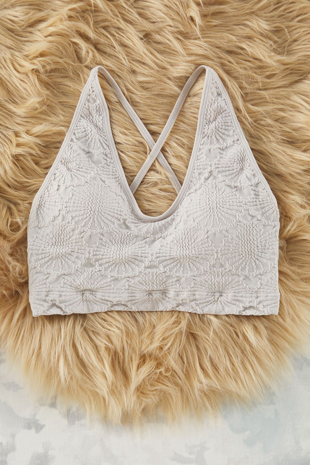 TRENDYOLMILLA Tas Cicekli Seamless/Dikissiz Balensiz Kapl? Bustiyer Orme Sutyen THMSS25SU00023  фото 8