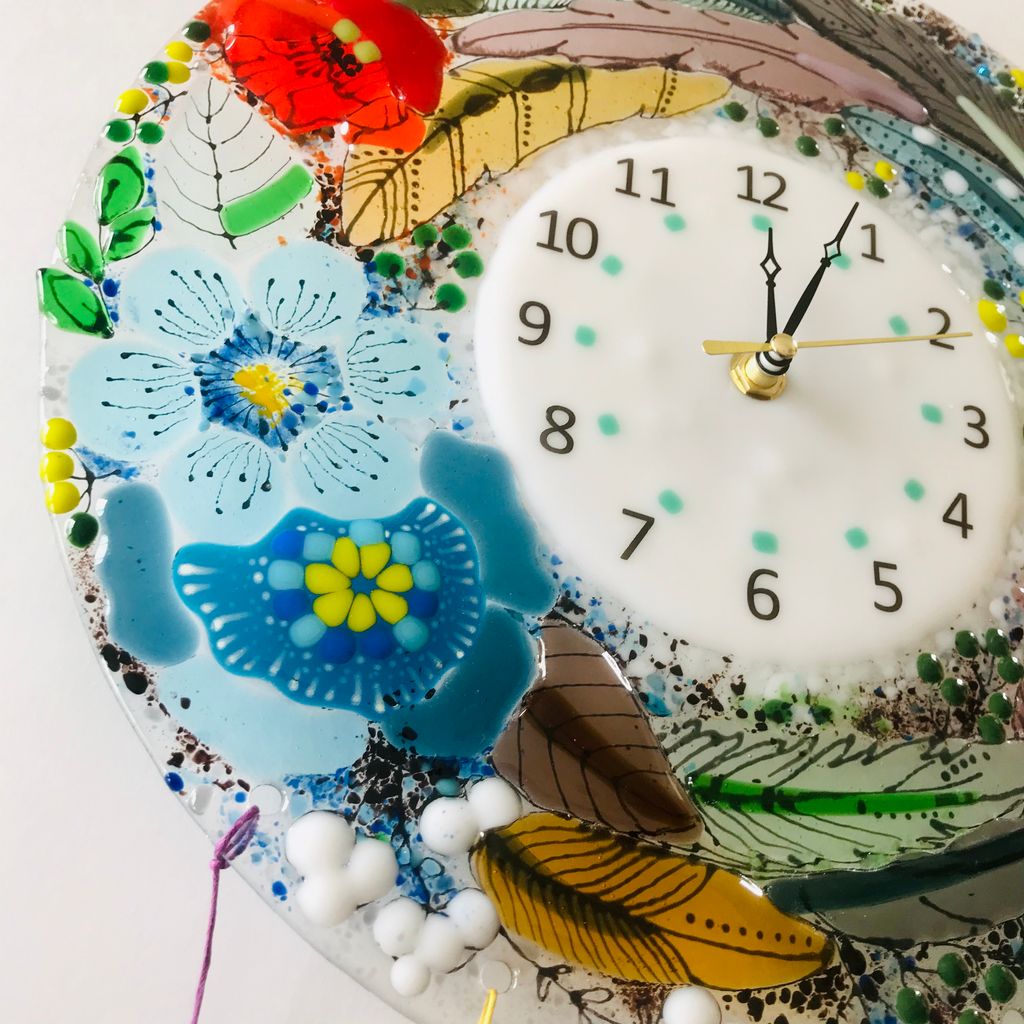 Настенные часы Птичье гнездышко - Стрекоза фото 7