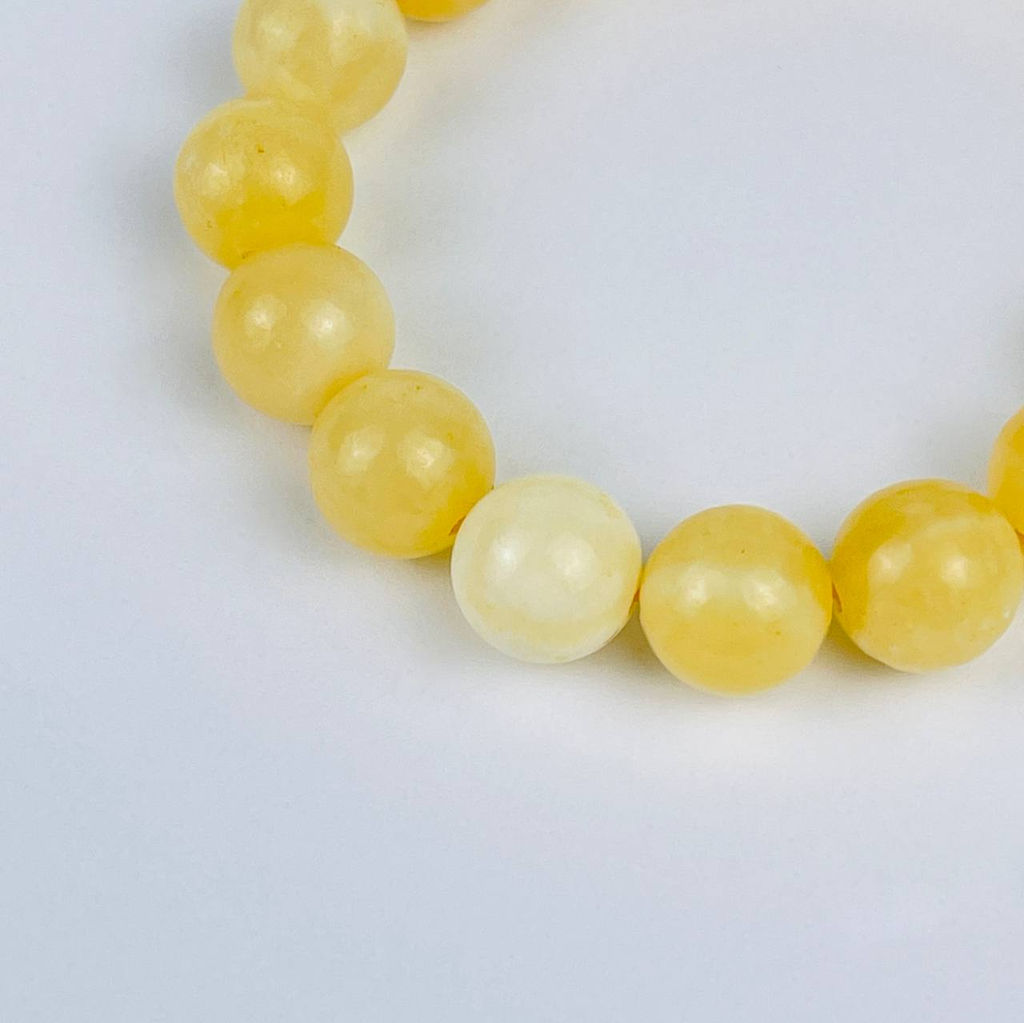 Браслет из желтого Кальцита - Радуга самоцветов фото 3