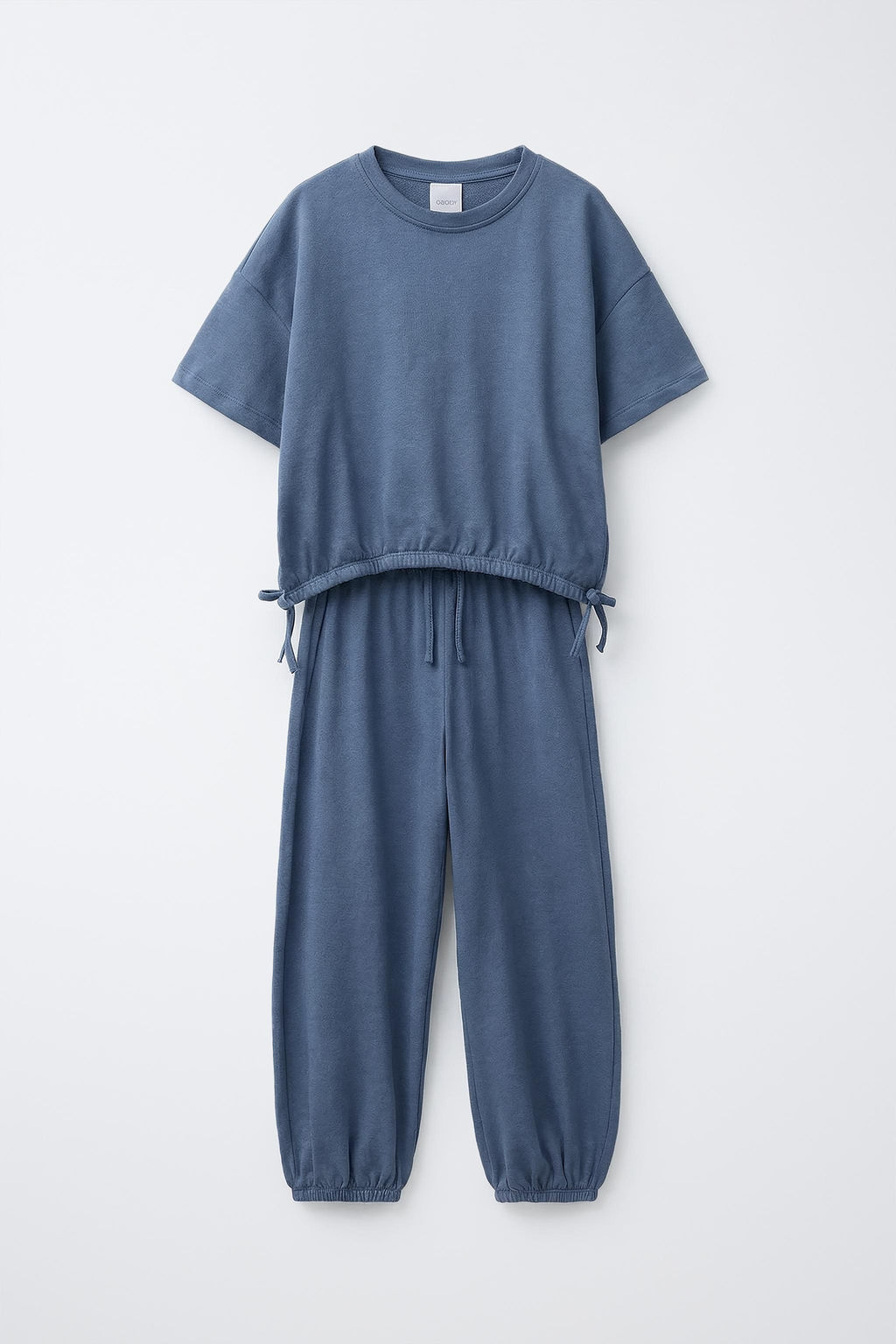 CONJUNTO CAMISETA LAZOS Y PANTAL?N JOGGER / Azul medio - Zara фото 2