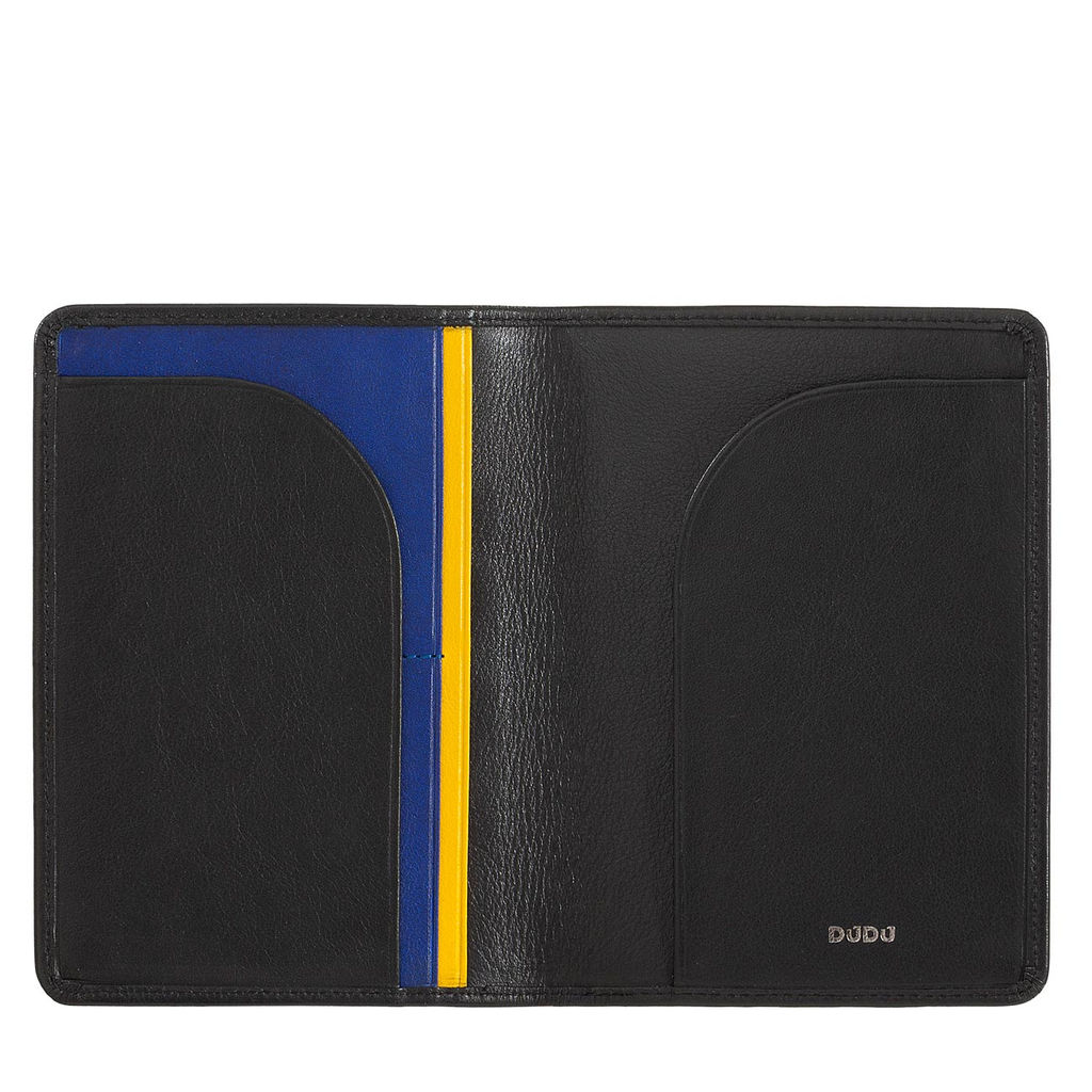 Итальянская кожаная обложка для паспорта DuDu серии Hawaii | черный