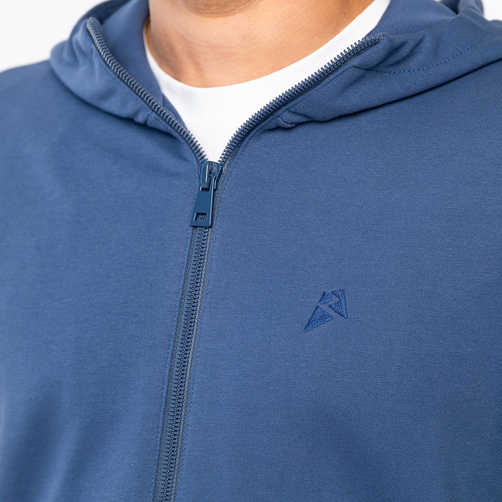 RODOS Толстовка на молнии мужская М-293 Джинс