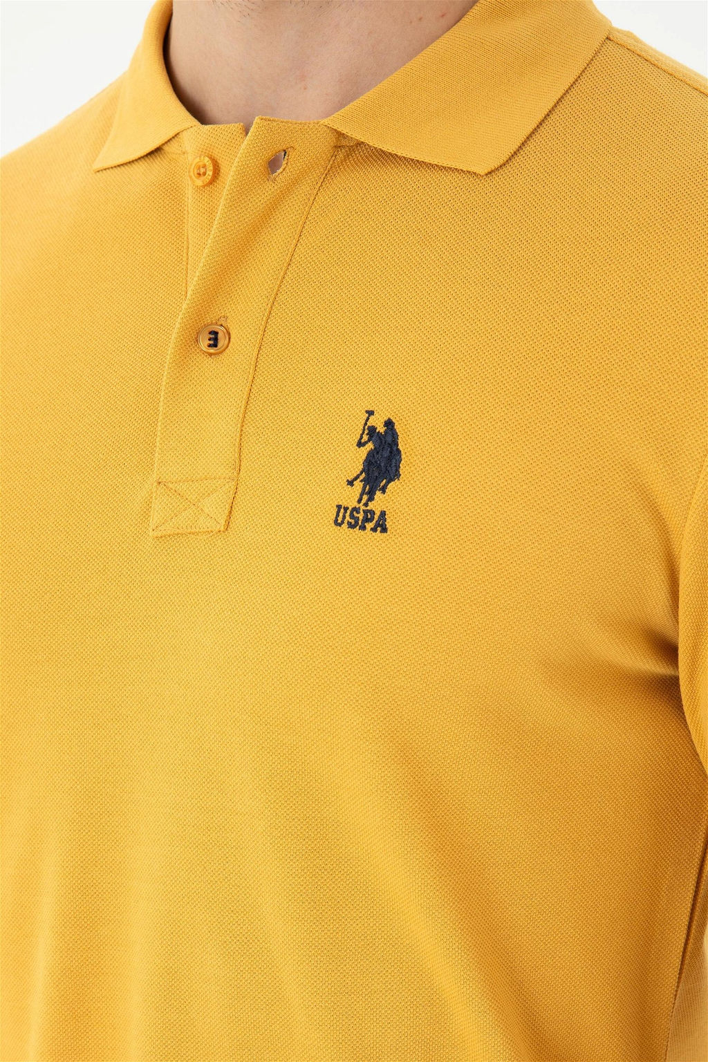 Мужская горчичная базовая толстовка сюрприза в корзине - U.s. polo assn фото 7