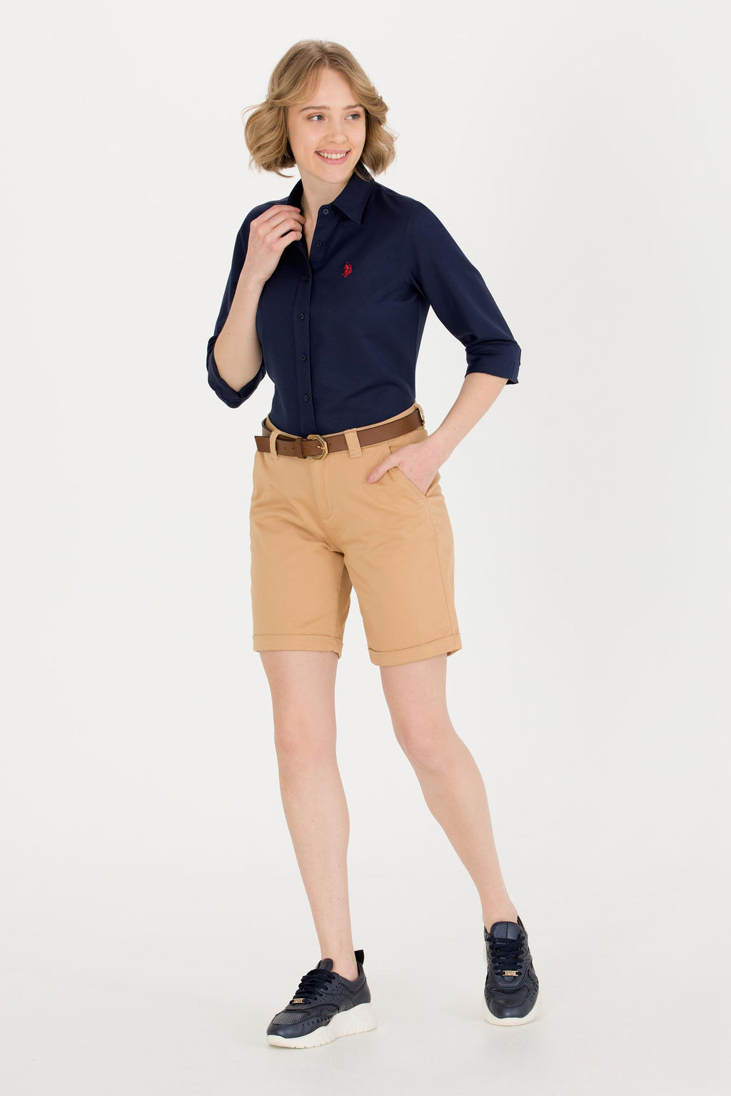 U. S. Polo Assn Женские бермудские капри из верблюжьей шерсти - U.s. polo assn фото 10