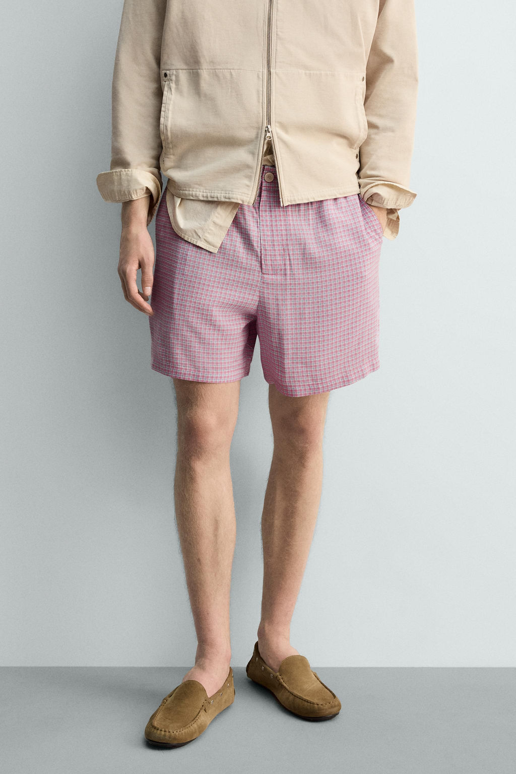 LOOSE-FITTING CHECKS BERMUDA SHORTS LIMITED EDITION - Zara фото 10