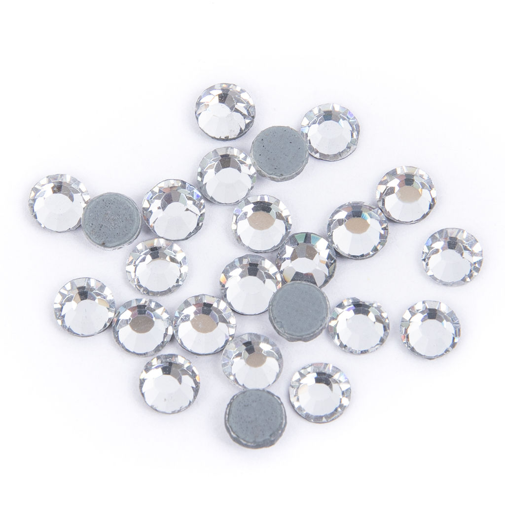 Страз клеевой Zlatka ZRTG-2024 SS20 Crystal 4.7 мм стекло 5 x 24 шт в пакете с картонным еврослотом №01 белый (Crystal)