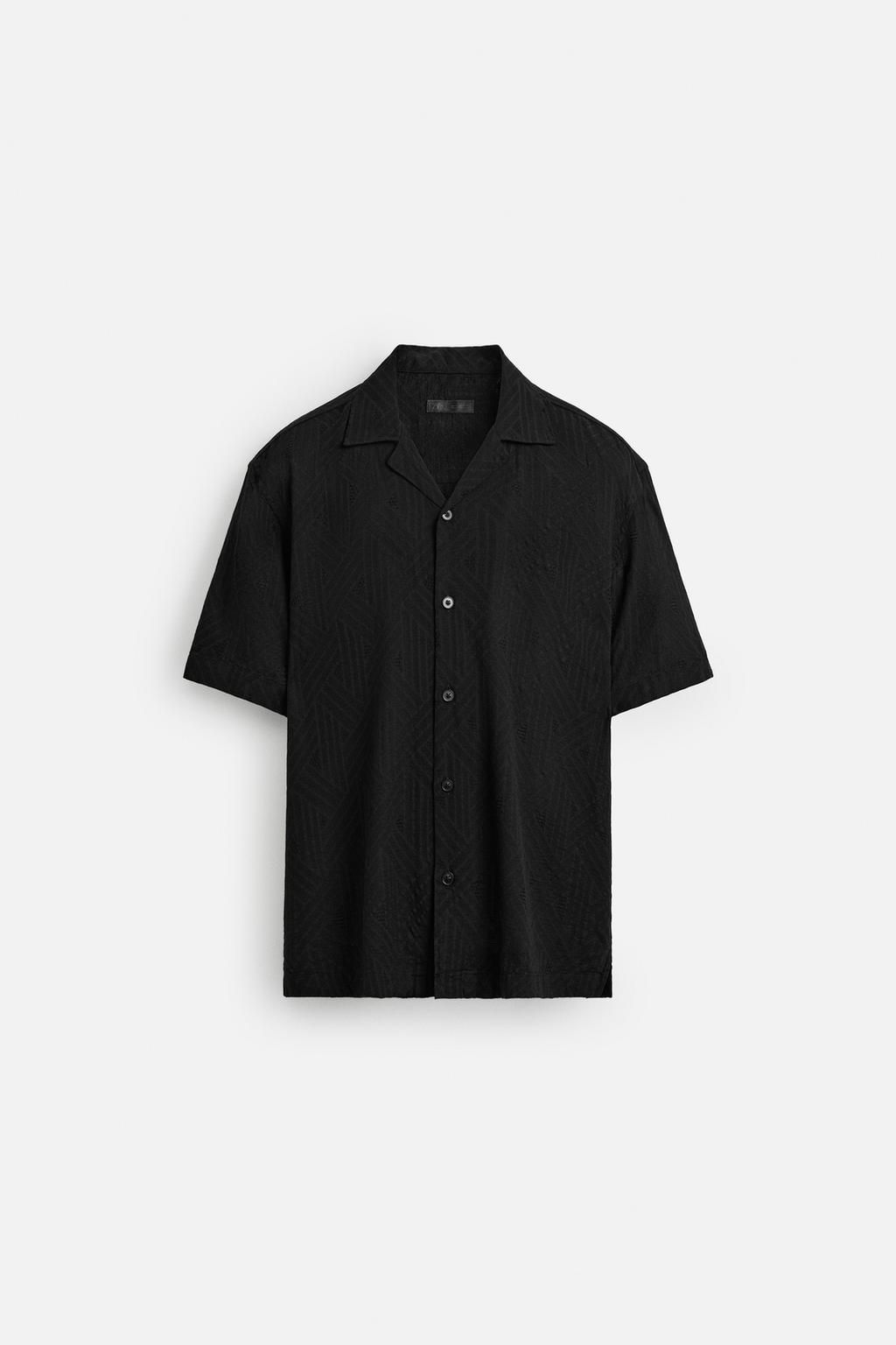 GEOMETRIC JACQUARD SHIRT - Zara фото 14