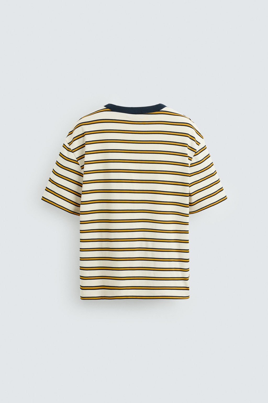STRIPED JACQUARD T-SHIRT - Zara фото 7