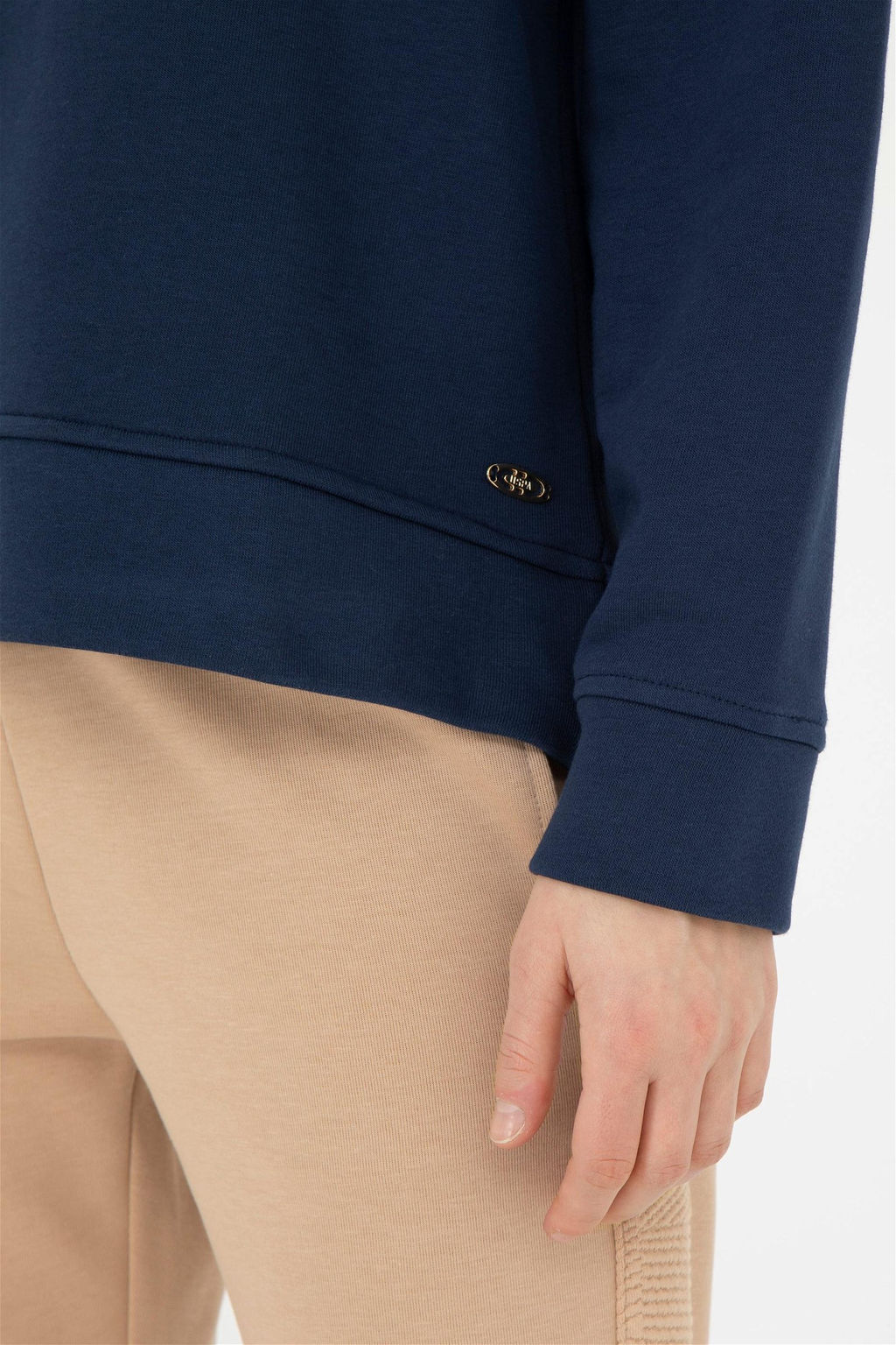 Женский темно-синий свитшот - U.s. polo assn фото 7