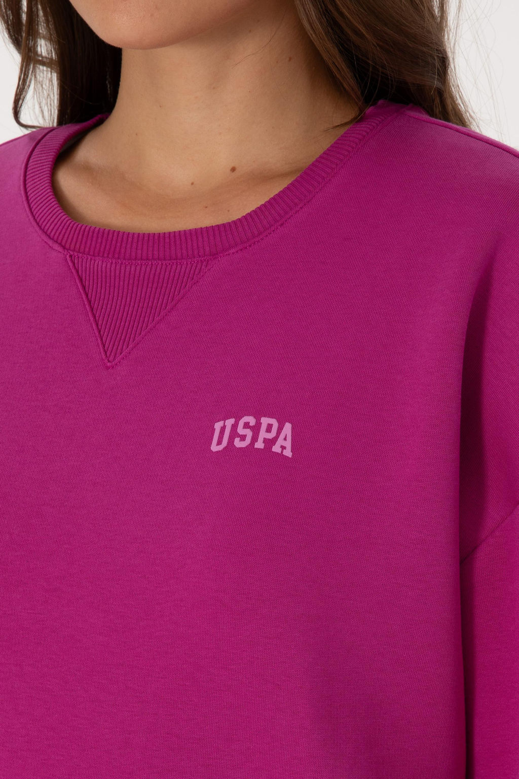 Kad_n Fu_ya _ardonlu Bisiklet Yaka Basic Sweatsh_rt