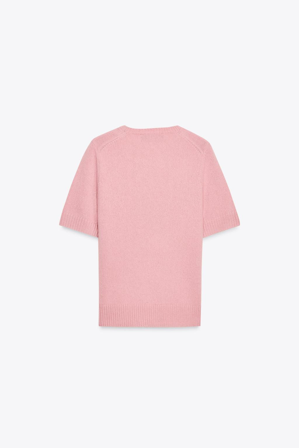 100% WOOL SHORT SLEEVE TOP - Zara фото 4