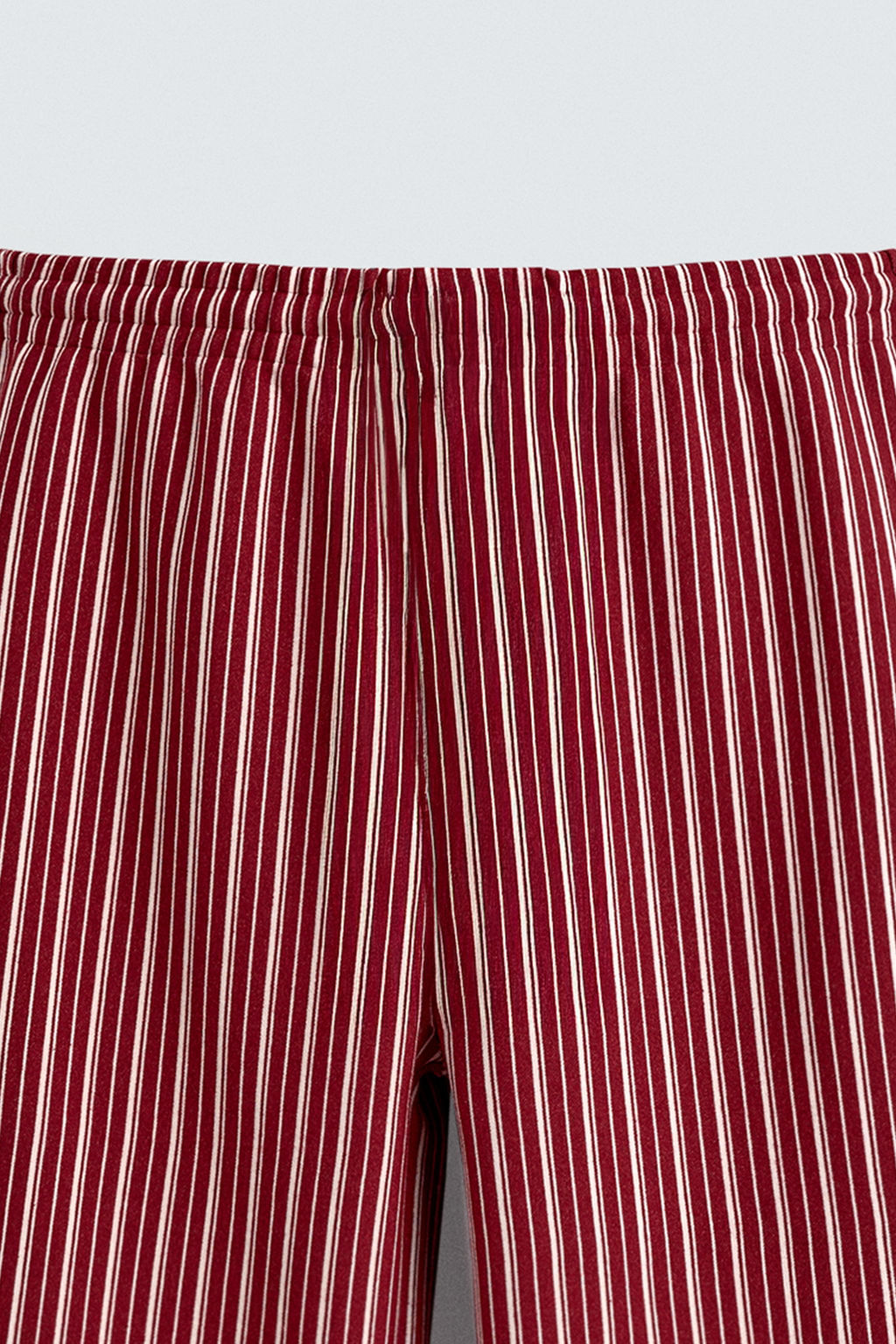 STRIPED RELAXED FIT TROUSERS - Zara фото 8
