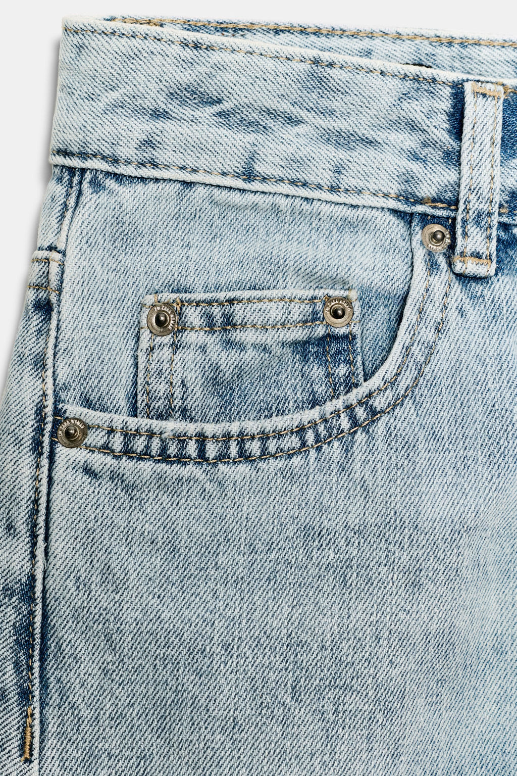 JEANS ZW COLLECTION ANKLE BALLOON TIRO MEDIO / Azul claro - Zara фото 6