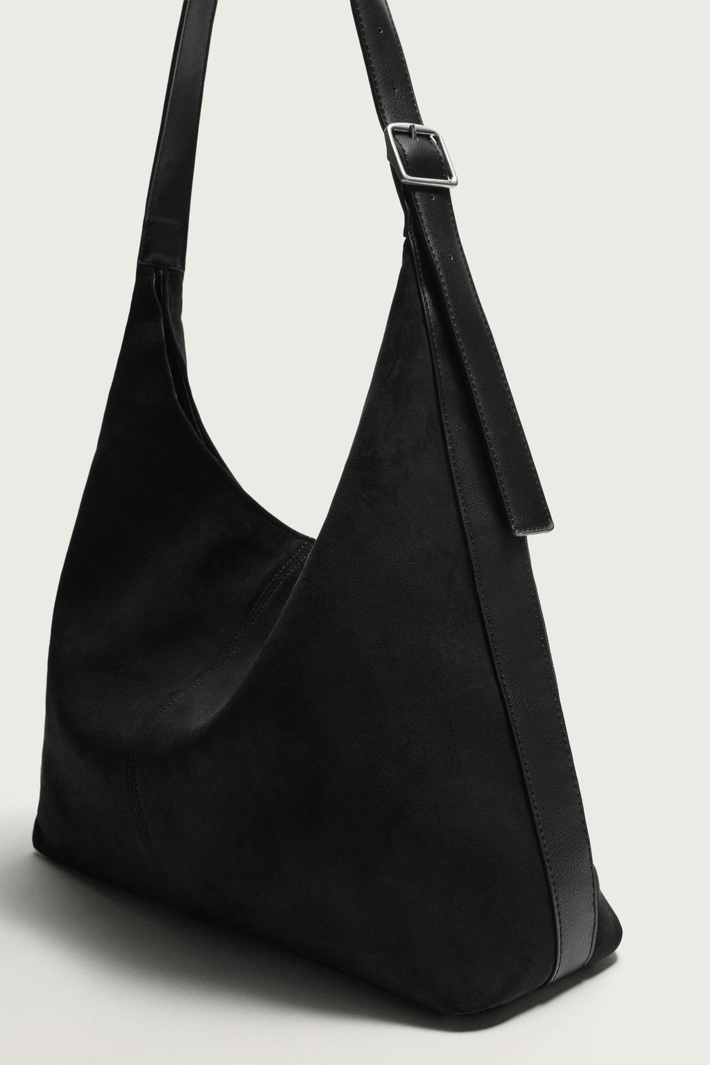BOLSO SHOPPER LISO / Negro - Zara фото 4
