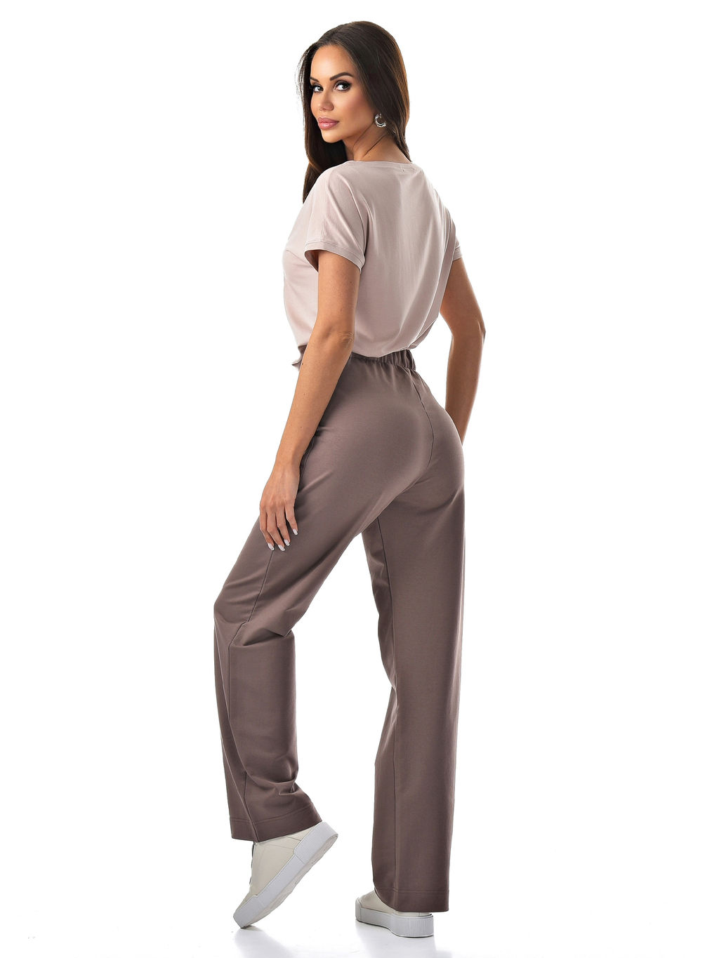 брюки  из футера 2х нитка пенье (хлопок с лайкрой) - А+б коллекция фото 11