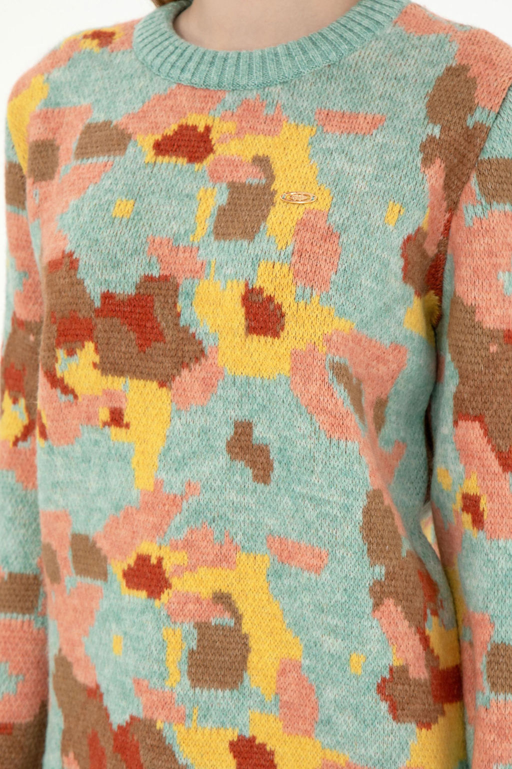 Женский свитер водно-зеленого цвета Неожиданная скидка в корзине - U.s. polo assn фото 7