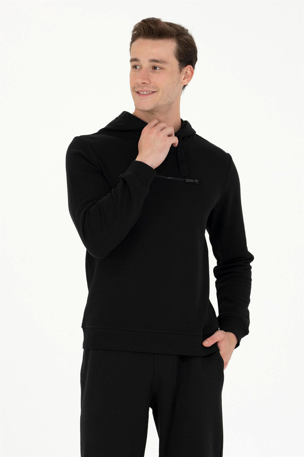 U. S. Polo Assn Мужской черный свитшот - U.s. polo assn фото 8