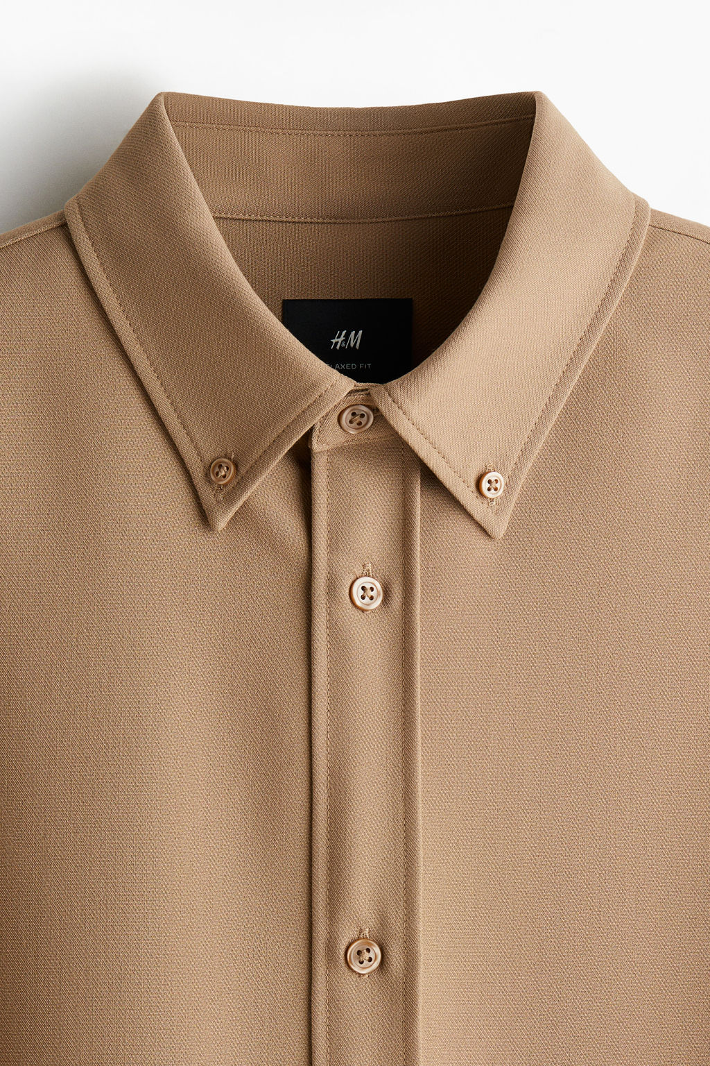 Camisa de sarga Relaxed Fit - H&m фото 6