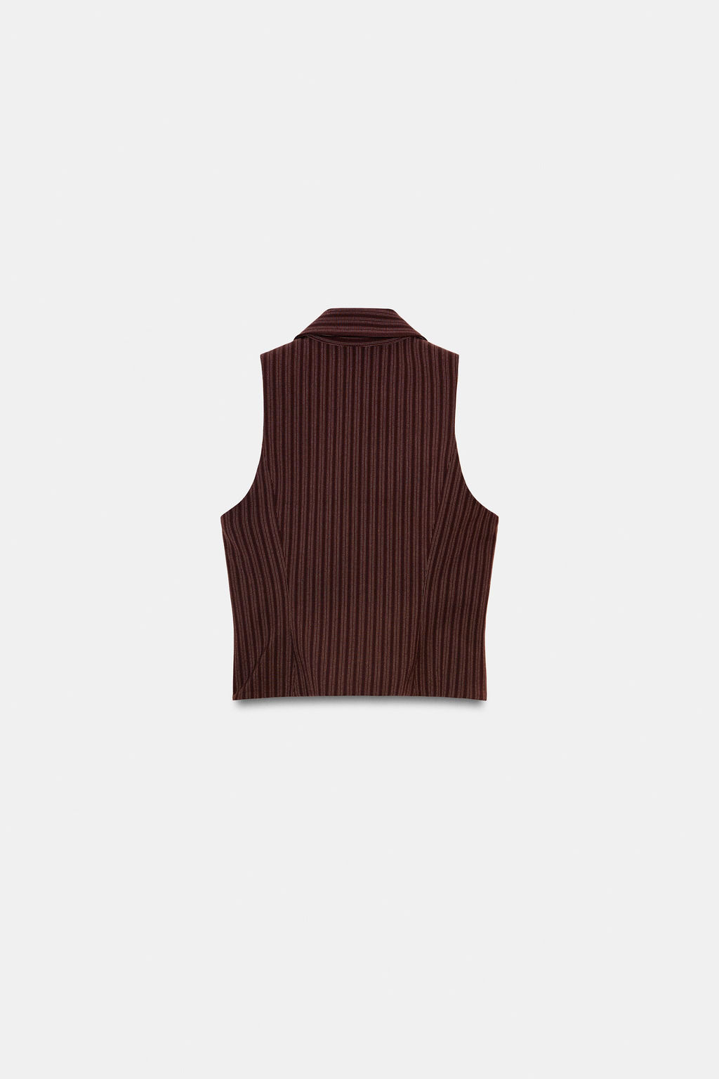 STRIPED ZIP-UP WAISTCOAT - Zara фото 13