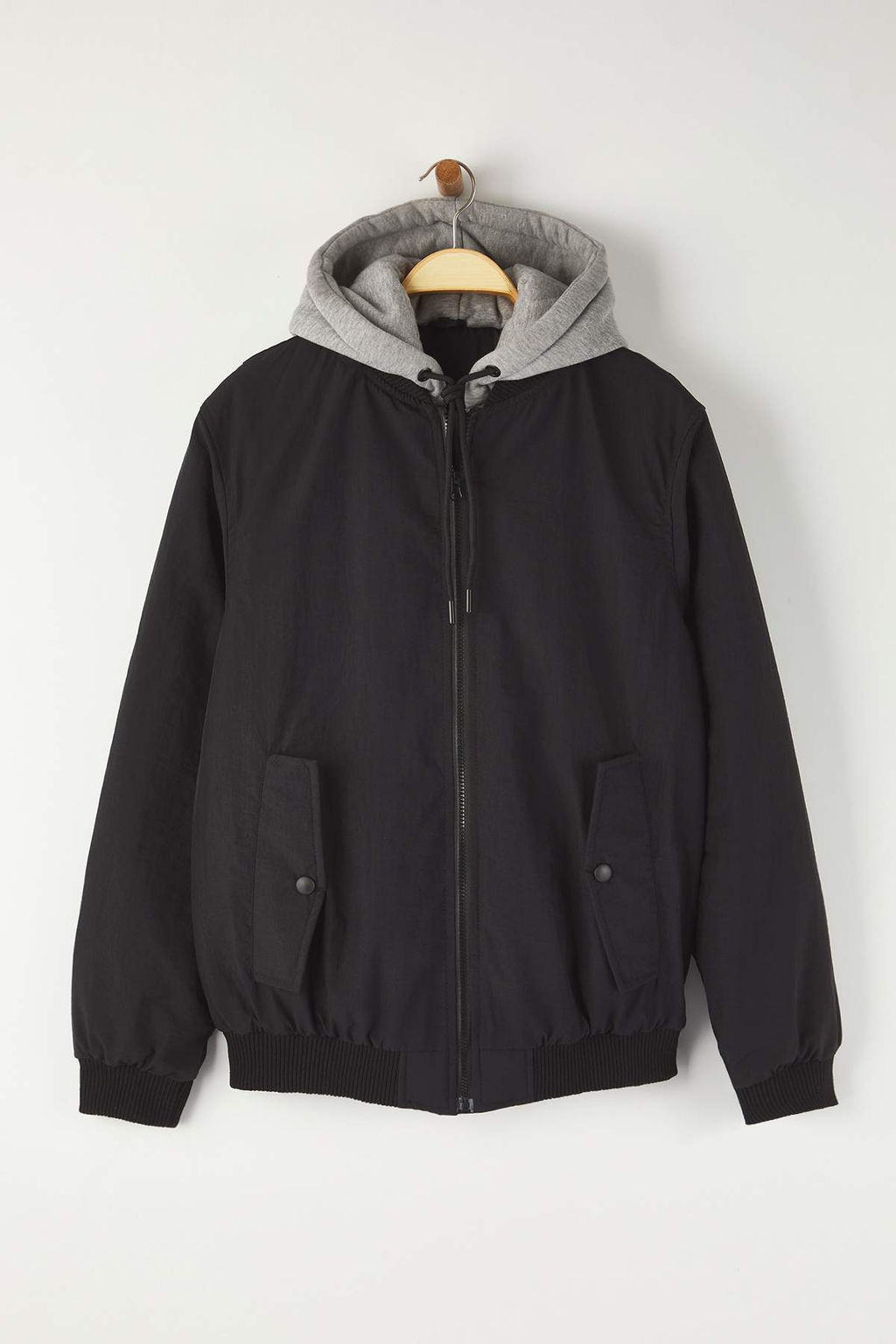 Siyah Regular Fit Orme Kapusonlu Unisex K?sl?k Mont TMNAW26MO00015 - Trendyolmilla фото 7