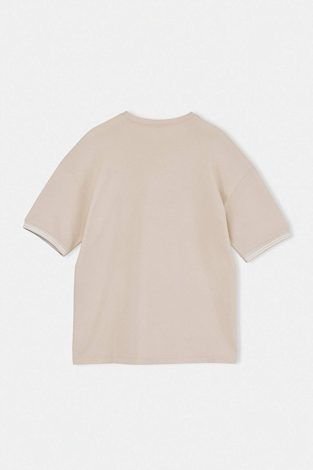 TRENDYOL MAN Lacivert Oversize/Genis Kesim Nak?sl? Triko Bant Detayl? Dokulu T-Shirt TMNSS25TS00019 - Trendyolmilla фото 8