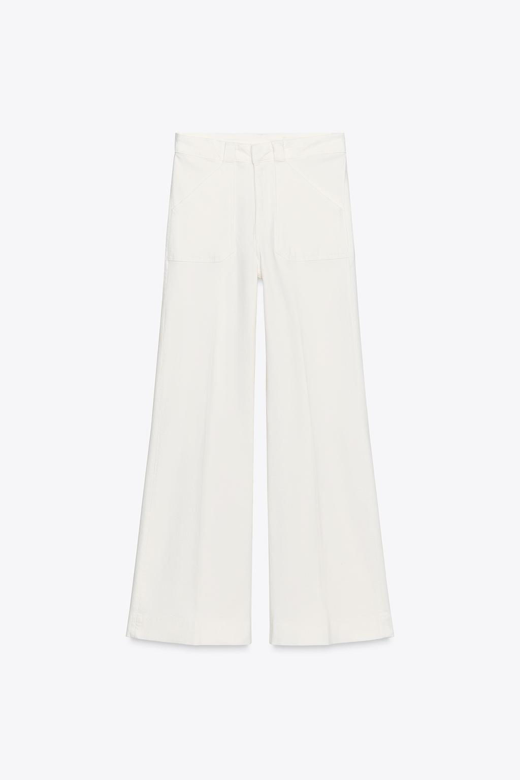 ZW COLLECTION FULL LENGTH HIGH-WAIST JEANS - Zara фото 7