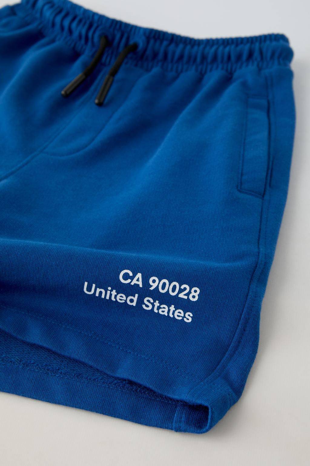 IKI PARCALI REGLAN KOLLU T-SHIRT VE BERMUDA SORT SETI - Zara фото 7